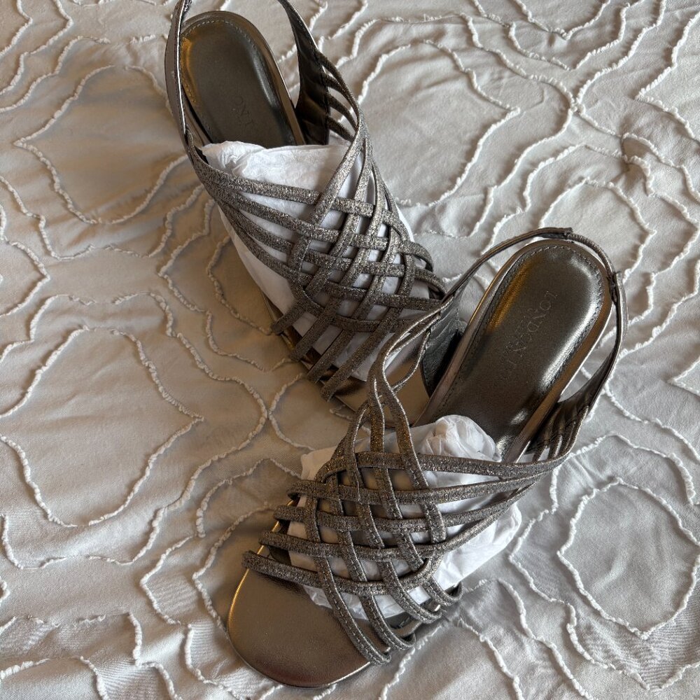 WORN ONCE London Fog Everygreen Demi-Wedge Shoes - Picture 3 of 6